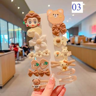 VĨ 14 KẸP MÁI LOTSO NHIỀU MẪU CHO BÉ - SỈ ĐƯỢC CHỌN MẪU