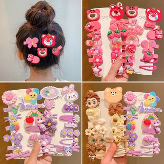 VĨ 14 KẸP MÁI LOTSO NHIỀU MẪU CHO BÉ - SỈ ĐƯỢC CHỌN MẪU