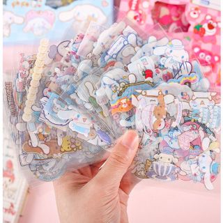 Hộp 100 tấm sticker cute dễ thương,set sticker trang trí  thiết kế đơn giản tiện dụng nhiều mẫu lựa chọn ma2