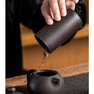 Bộ Ấm Chén Trà Tử Sa Di Động Du Lịch Gốm Tráng Men Sang Trọng, Thiết Kế Thủ Công, Tiện Lợi và Nghệ Thuật - CTB787