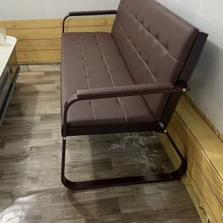 Ghế sô pha ghế sofa ghế sofa nhỏ màu đen đơn giản hiện đại tối giản phòng khách