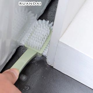 Bàn Chải Chà Giày Lông Mềm Cán Dài Năm Mặt Đa Năng