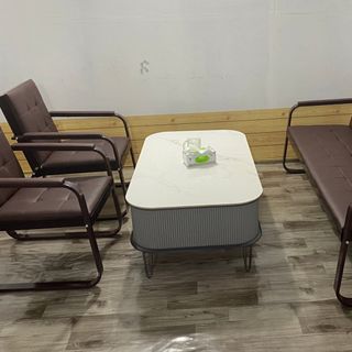 Ghế sô pha ghế sofa ghế sofa nhỏ màu đen đơn giản hiện đại tối giản phòng khách