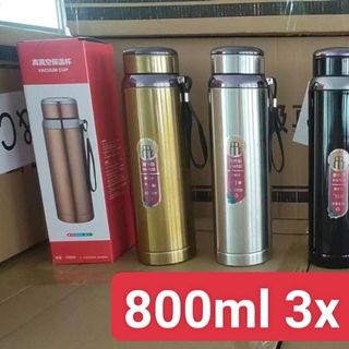 Bình Giữ Nhiệt Cao Cấp Inox 316 Dung Tích 800ml Nắp Đính Họa Tiết Kim Cương
