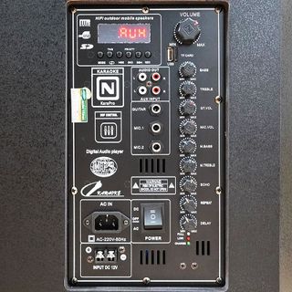 Loa Kéo Nanomax SK-15X5 Lưới Xám Bass 40cm Công Suất 620w
