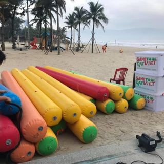 Ống Phao, Ống Trụ Hơi, Gậy Bơm Hơi Team Buiding Mai Sơn, Đồ Chơi Bơm Hơi Sự Kiện
