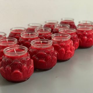 1 cặp Nến thơm hoa sen cháy 3 ngày