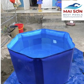 Bể lục giác tự đứng, Bể Bạt Nuôi Cá Koi Không Khung Gấp Gọn Cao Cấp - Thương Hiệu Mai Sơn Bestpools