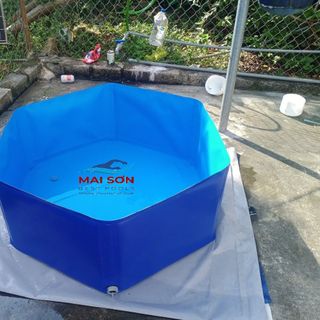 Bể lục giác tự đứng, Bể Bạt Nuôi Cá Koi Không Khung Gấp Gọn Cao Cấp - Thương Hiệu Mai Sơn Bestpools