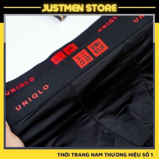 Combo 4 Quần lót nam mềm mại co giãn 4 chiều, Sịp nam đùi Đồ lót tam chất cotton cao cấp - JUSTMEN ma2
