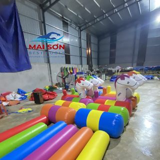 Ống Phao, Ống Trụ Hơi, Gậy Bơm Hơi Team Buiding Mai Sơn, Đồ Chơi Bơm Hơi Sự Kiện