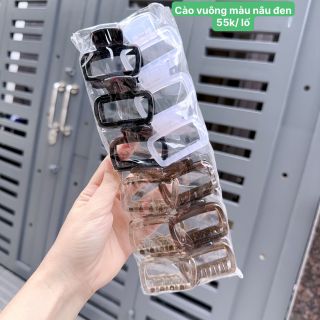 Cào vuông màu nâu đen-lố 12