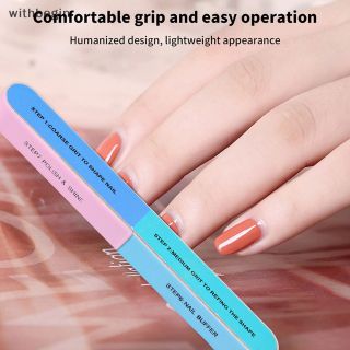 Wit 1 Cái 6 Mặt Đánh Bóng Móng Tay Tập Tin Chà Nhám Chuyên Nghiệp Khối Đệm Bền Móng Chân Đánh Bóng Ba Lan Tập Tin Móng Tay Nghệ Thuật Dụng Cụ ma2