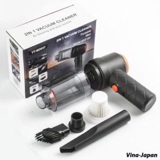 Máy hút bụi cầm tay mini không dây lực hút cực mạnh, hút bụi xe ô tô, giường nệm lông chó mèo đa chức năng