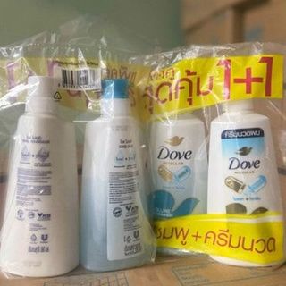 Dầu Gội Xả Dove Cặp Thái Lan 380ml  (Thùng 6 Cặp x 2 Chai)