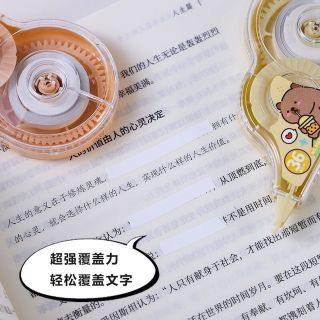 Bút xóa kéo băng hình capybara, bút xóa capybara nhiều màu dễ thương