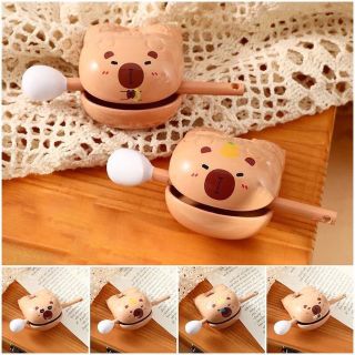Đồ Chơi Sáng Tạo Quà Tặng Capybara Bộ Gõ Cá Gỗ Hoạt Hình Giải Nén Đồ Chơi Để Bàn Trang Trí Quà Tặng ma2