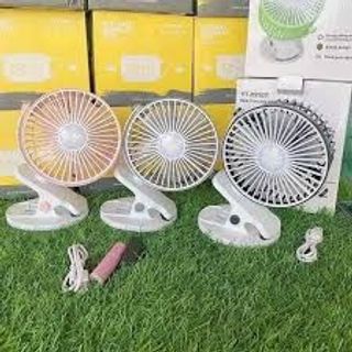 Quạt Mini , Quạt kẹp bàn Tích Điện gấp gọn Pin 10000 mAh Dung Lượng Lớn