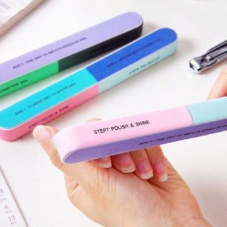 Wit 1 Cái 6 Mặt Đánh Bóng Móng Tay Tập Tin Chà Nhám Chuyên Nghiệp Khối Đệm Bền Móng Chân Đánh Bóng Ba Lan Tập Tin Móng Tay Nghệ Thuật Dụng Cụ ma2
