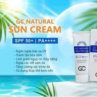 Kem chống nắng GC nature Sun cream HÀN QUỐC SLL ib