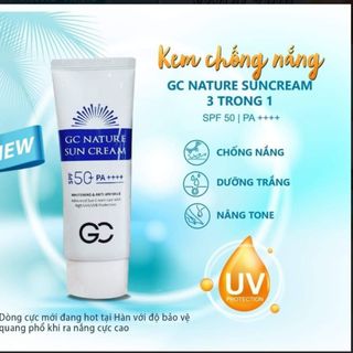 Kem chống nắng GC nature Sun cream HÀN QUỐC SLL ib