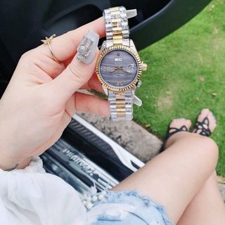 SALE ĐỒNG HỒ NAM NỮ RÔ LE DÂY ĐÚC ĐẶC MẶT CÓ LỊCH THỨ 3