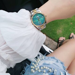 SALE ĐỒNG HỒ NAM NỮ RÔ LE DÂY ĐÚC ĐẶC MẶT CÓ LỊCH THỨ 3