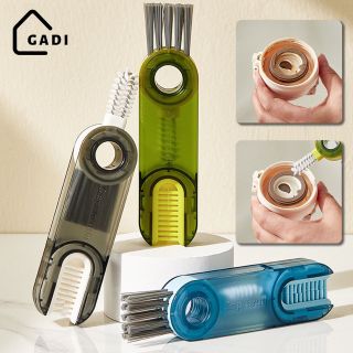 Bàn chải cọ rửa đa năng 3 đầu xoay, dụng cụ cọ rửa ống hút, nắp bình sữa, miệng ly, cốc xoay 360 độ nhỏ gọn
