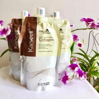 Dầu Hấp Ủ Tóc Karseell Collagen Maca Chính Hãng Dạng Túi 500ML Phục Hồi Tóc Chuyên Sâu, Siêu Mượt