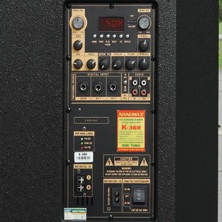 Loa Kéo Nanomax K-368 Công Suất 400w Karaoke Bluetooth