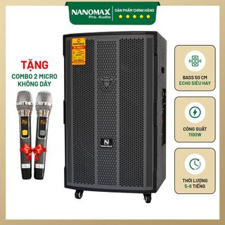 Loa Kéo Nanomax K-18X5 Bass 50cm 1100w Karaoke Bluetooth giá sỉ