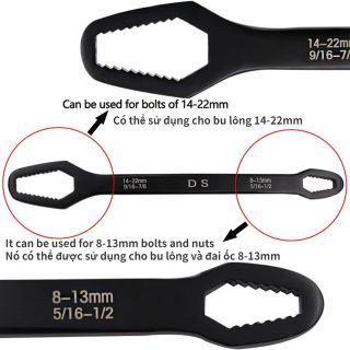 Cờ lê Torx đa năng Tự siết Cờ lê điều chỉnh đa năng hai đầu đa năng MA2