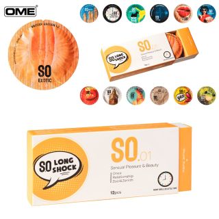 Bao cao su SO LONG SHOCK size 52mm siêu mỏng, kéo dài