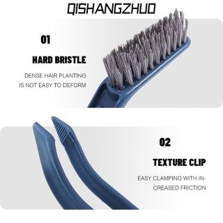 Bàn Chải Vệ Sinh Toilet 2 Trong 1 Tay Cầm Dài / Không Bẩn / Kẹp Rác / Nhíp Đa Năng Tiện Dụng MA2