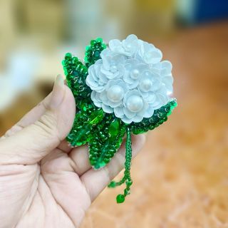 Ghim cài áo thiết kế Riêng Đính Kết thủ Công sang trọng cao cấp dành cho nữ- 11cm