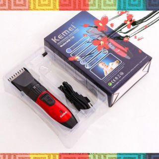Tông đơ cắt tóc Kemei KM-730 , Máy Cắt Tóc Kemei Sạc Điện Siêu Tiện Dụng Cho Gia Đình.