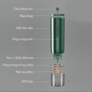 Hộp đựng sữa tắm dung tích 450ml Nhả dầu gội nước rửa tay gắn tường