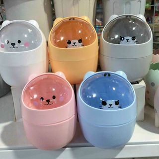 Thùng rác mini gấu (ko kèm Sticker)