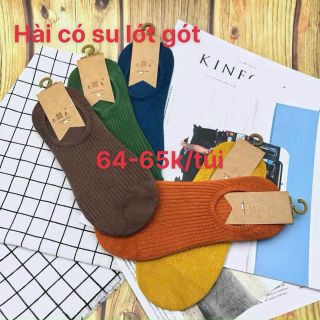 Tất hài lót su ở gót nử(túi 10đôi)