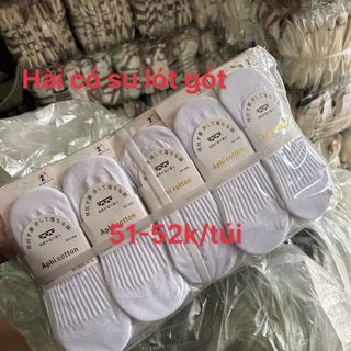 Tất hài lót su ở gót nử(túi 10đôi)