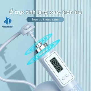 Dây Nhảy Không Dây Bóng Lớn Có Đếm, Màn Hình HD Đếm Số Có Thể Điều Chỉnh, Thể Dục Tiện Lợi Tại Nhà Không Gây Tiếng Ồn