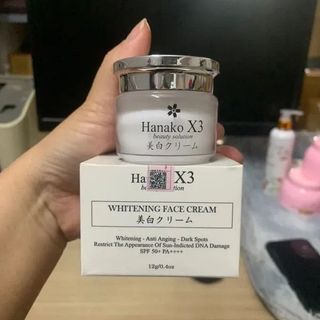 Kem Face Dưỡng Trắng Da Hanako X3 Nhật