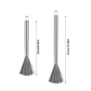 Bàn chải chà sàn bằng thép không gỉ cho nồi và chảo nhà bếp Loại bỏ vết bẩn dầu dễ dàng 1 miếng ma9