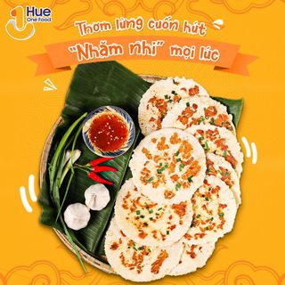 Bánh Ép Huế HUE ONE FOOD size lớn vị tôm thịt hải sản, vị thịt nướng BBQ hộp 65g - CTB789