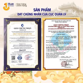 Bánh Ép Huế HUE ONE FOOD size lớn vị tôm thịt hải sản, vị thịt nướng BBQ hộp 65g - CTB789