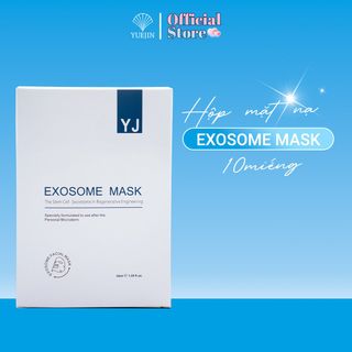 Mặt nạ tế bào gốc Exosome Mask hộp 10 miếng - Yuejin, giúp phục hồi da, chống lão hóa, da sáng mịn