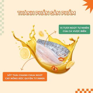 Cá vược sốt thái chanh INMIN FOOD - Đồ ăn tiện lợi đóng gói 180 gram