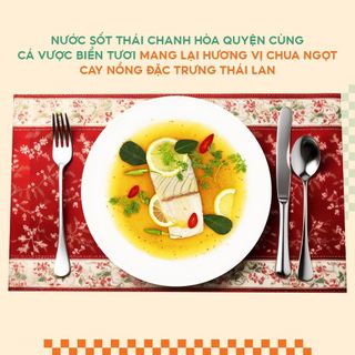 Cá vược sốt thái chanh INMIN FOOD - Đồ ăn tiện lợi đóng gói 180 gram