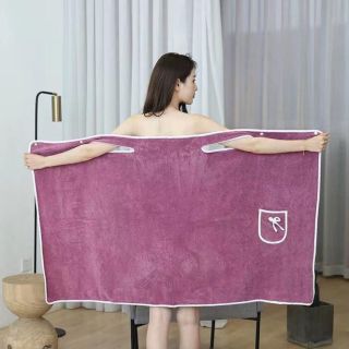 Áo choàng tắm nữ, khăn tắm áo choàng vải microfiber thời trang đa dụng mềm mịn thấm hút tốt ma2
