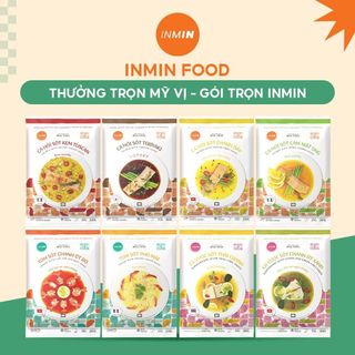 Cá hồi chanh dây INMIN FOOD - Thực phẩm tiện lợi, thơm ngon bổ dưỡng cho bữa ăn của mọi người gói 220g